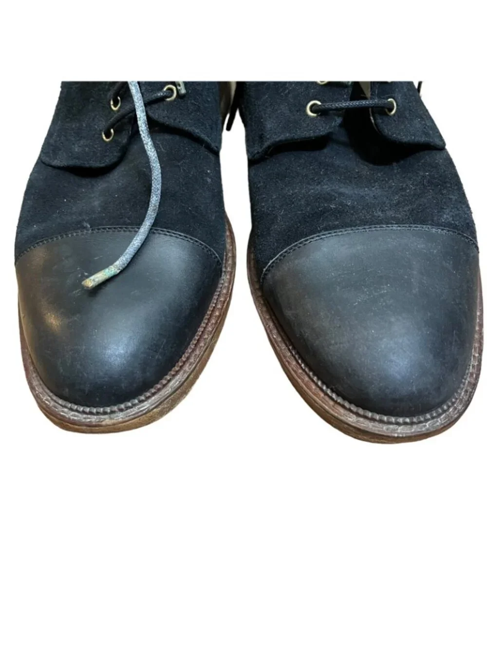 TAFT Cap Toe Suede Ankle Boots Shoes Mens EUR 43 US 10